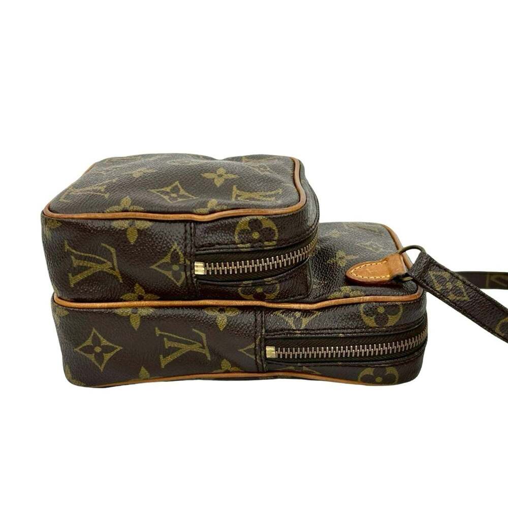 LOUIS VUITTON Authentic Brown Monogram Leather 2C Pochette Shoulder Bag - Picture 6 of 10